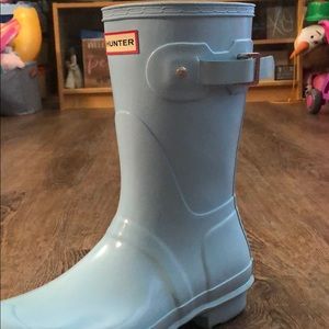 Hunter short rain boots